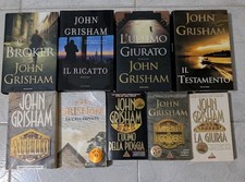 LOTTO 9 LIBRI JOHN GRISHAM