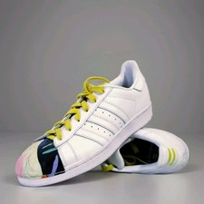 ADIDAS ORIGINAL & PHARRELL WILLIAMS trainers White "TODD JAMES" S83356 size US7 