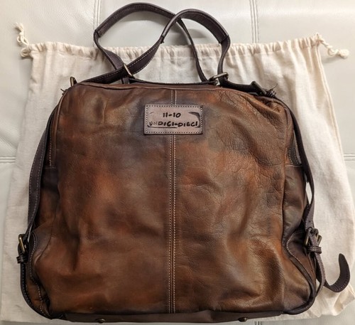 Borsa pelle marrone - in,