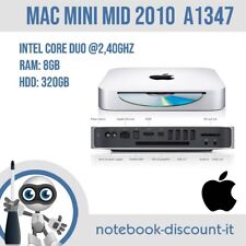 APPLE MAC Mini Mid 2010 Intel Core Duo @2,40Ghz  8gb RAM  HDD 320 Gb  No Osx
