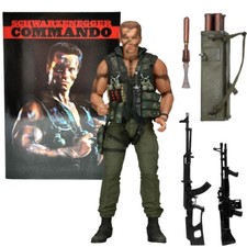 Modellino NECA Commando John Matrix Schwarzenegger 7" scene giocattolo regalo