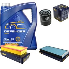 Kit Cambio Olio 5L MANNOL Defender 10W-40 Olio Motore + Filtro SCT KIT 10130898