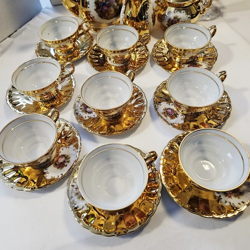 Vintage gold bavaria demitasse - bavaria,