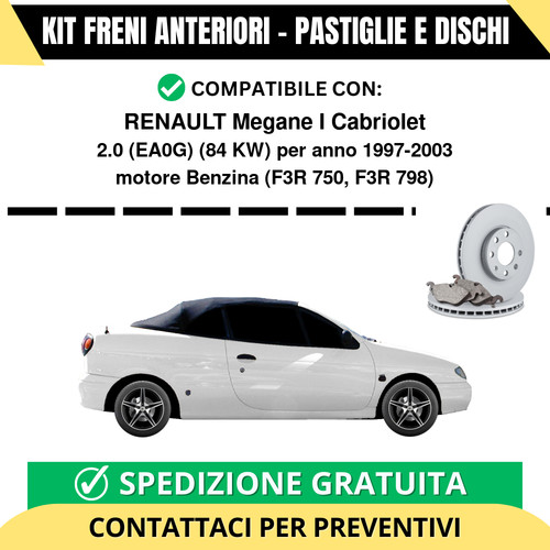 Kit freni anteriori renault - kit,