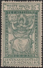 1921 VI Centenario di Dante