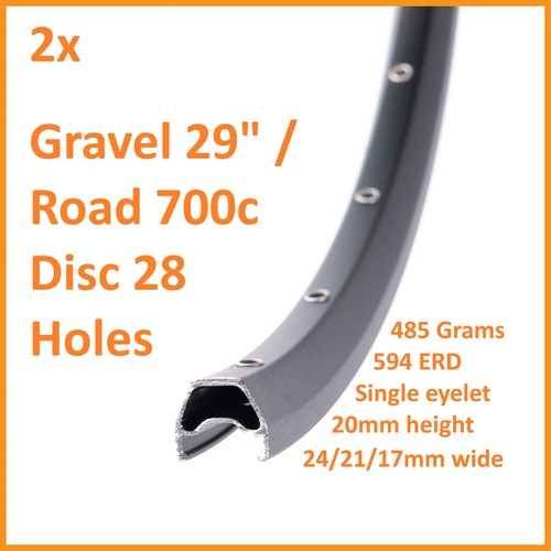 Cerchi gravel mtb - 2x,