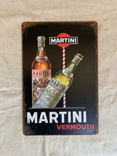 Insegna in metallo  Martini Vermouth, 20x30 cm