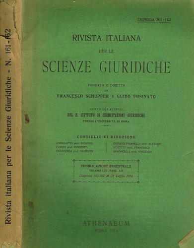 Rivista italiana per - , le