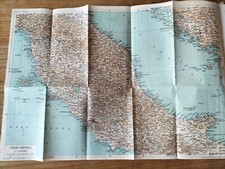 1939 Carta geografica Mappa