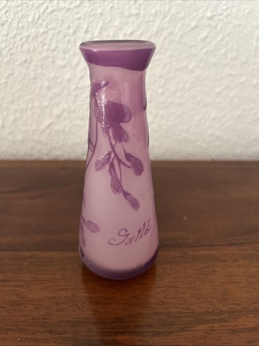 Vase galle signé - vase,