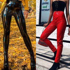 Pantaloni donna sexy in pelle