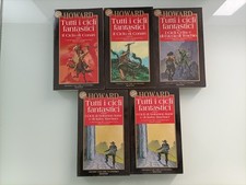 ROBERT E HOWARD TUTTI I CICLI FANTASTICI 5 VOL CONAN SOLOMON KANE SKULL FACE @01