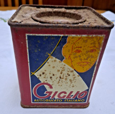 RARA SCATOLA IN LATTA GIGLIO