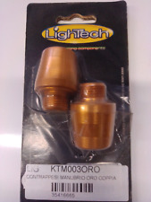 TERMINALI MANUBRIO APRILIA RSV4 1000 10/18 RSV4 1100 19/20 KTM003ORO LIGHTECH