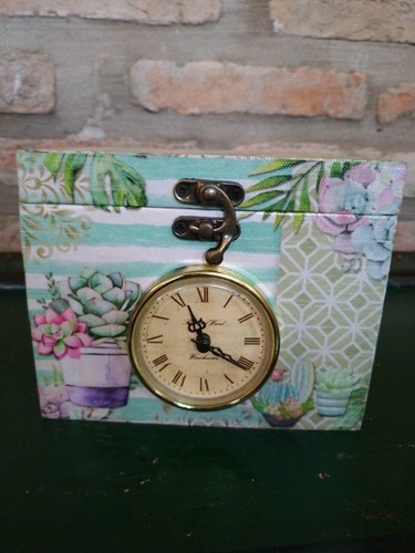 Scatola decoupage floreale - scatola,