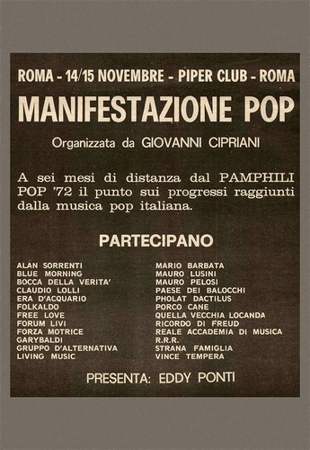 Poster manifestazione pop - manifestazione,