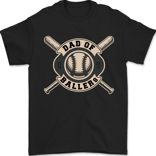 Shirt uomo baseball papà - t-shirt,