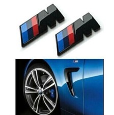 2x BMW M Sport Emblema Nero