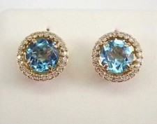 Orecchini a perno aureola