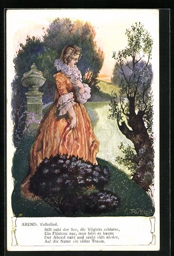 Cartolina artista welzl - cartolina, d'artista