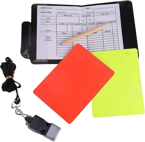 Kit arbitro calcio - arbitro, completo