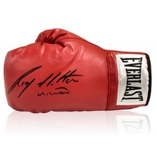 Guantone da boxe rosso firmato