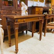 Scrivania etnica teak mobile ingresso artigianale