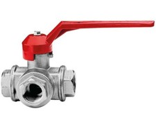 VALVOLA A SFERA TRE VIE A T