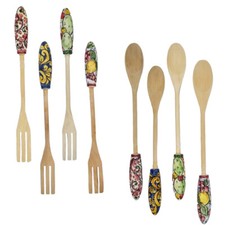 MESTOLI DA CUCINA CERAMICA CALTAGIRONE VARIE FANTASIE