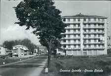 cv719 cartolina cassano spinola strada statale provincia di alessandria pieghe