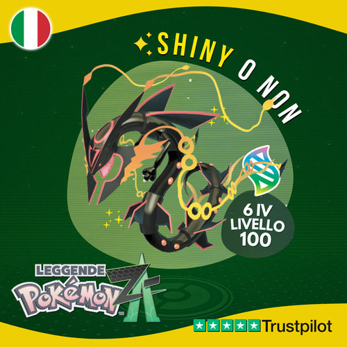Mega rayquaza shiny non - rayquaza, o