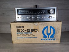 Pioneer SX-590 Ricevitore Stereo Testato E Funzionante In Scatola Originale 