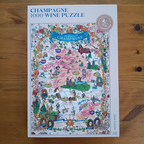Puzzle mappa vini champagne - champagne,