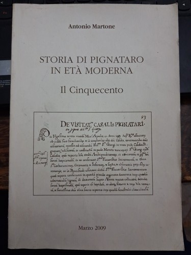 Martone storia pignataro in - storia,