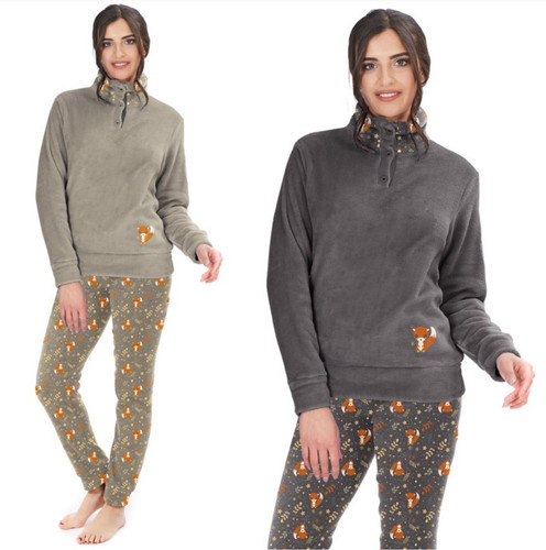 Pigiamone donna morbido - in,