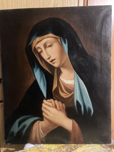 Vecchio quadro madonna maria - vecchio,