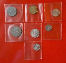 1, 2, 5, 10, 20, 50, 100 LIRE