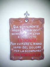 Targhetta per attivita'