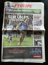 L'Equipe Journal 9/03/2014; Rugby Ecosse-France 17-19/ Marie Bochet/ Ibra/ Barça