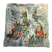 SCIARPA UNISEX ARTIGIANALE MULTICOLORE