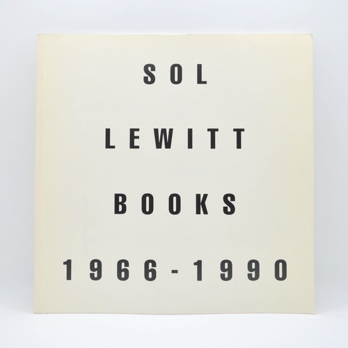 Sol lewitt books 1966 - lewitt, 1966-1990