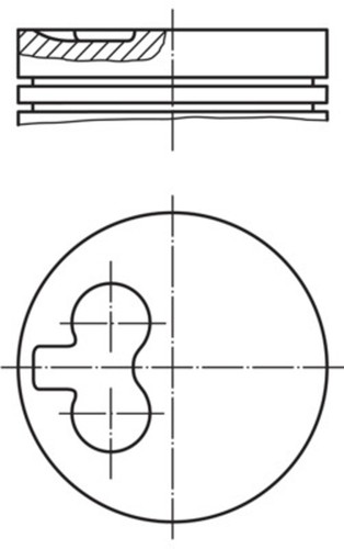 Pistone mahle 039 - mahle, 01