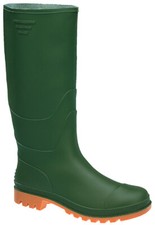 Stivali in gomma verde impermeabile da lavoro giardino al ginocchio varie misure