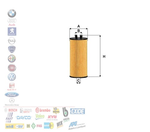 Filtro olio bmw serie f45 - bmw,