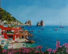 Dipinto originale.CAPRI.  Olio