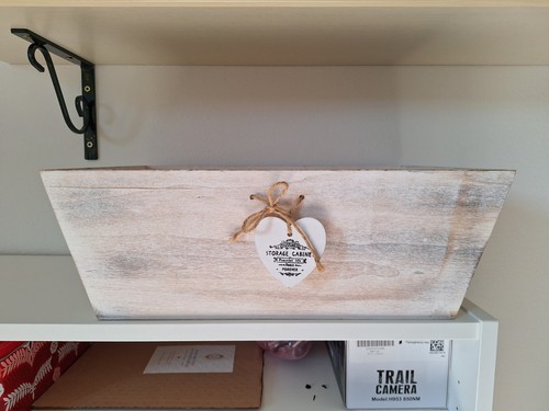 Cesta decorativa legno - in,