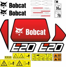 Set adesivi decalcomanie BOBCAT E20 mini escavatore escavatore