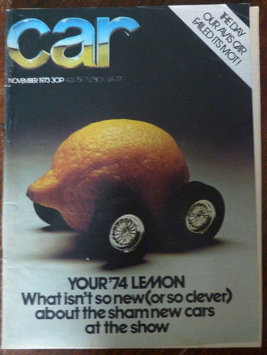 Car magazine november 1973 - magazine,