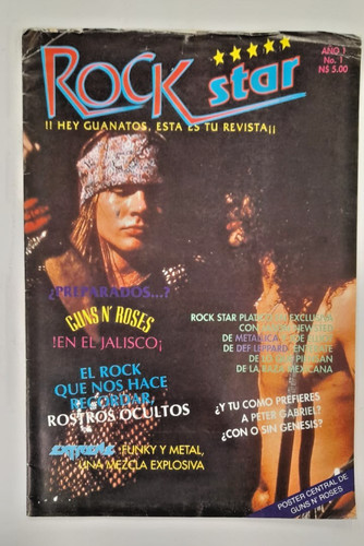 Rock star april 1993 guns - star,