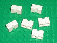 6 x LEGO white Brick ref 4216